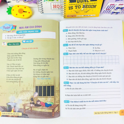 Sách - Combo 2 cuốn Bài Tập Tuần Tiếng Việt Lớp 3 Cánh Diều - ndbooks