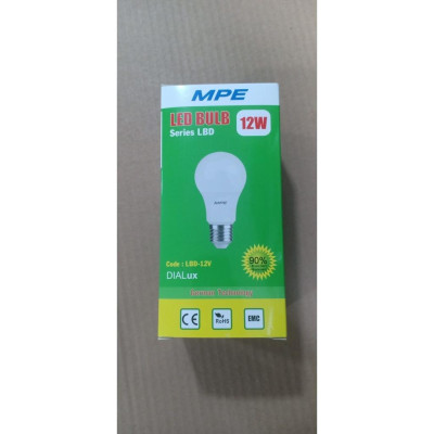 (HCM, toàn quốc) Bóng Đèn tròn Led BULB 12W - Thương Hiệu MPE