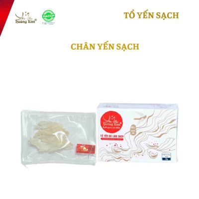 Chân Yến Sạch Yến Sào Hoàng Kim - Sợi Dai Giòn Đặc Trưng, Nở Nhiều, Kinh Tế (Hộp 3g/5g/ 50g/100g)