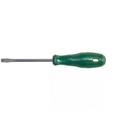 Tuốc nơ vít dẹp 8x150mm có từ tính(Xanh) SATA 62216