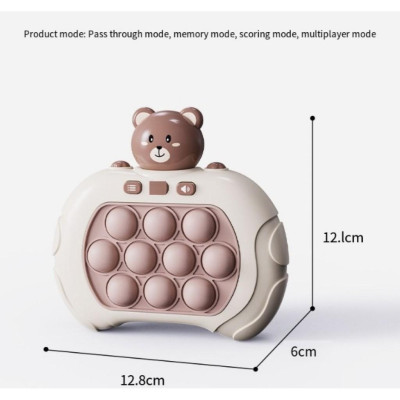 Máy Chơi Game Pop it Cầm Tay Điện Tử Nhấn Bong Bóng Vui Nhộn - Máy chơi game vật lý Chống Căng Thẳng Cho Trẻ Em Giảm Stress Đồ Chơi Toy Xả Stress