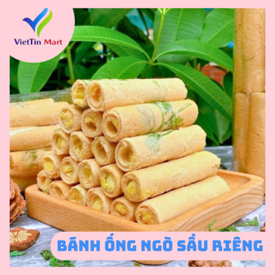 Bánh Ống Ngò Nhân Kem Sầu Riêng Viettin Mart 450Gr
