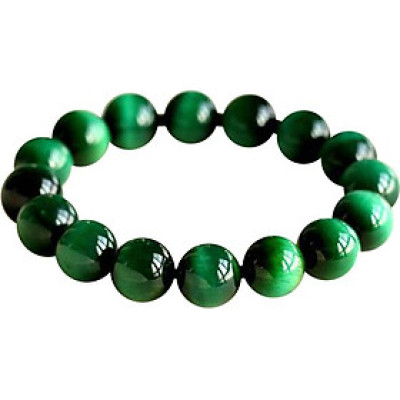 Vòng Tay Đá Mắt Hổ MS186 Xanh Lá hợp mệnh Mộc, Thủy