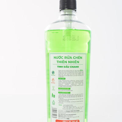 Nước rửa chén OKI Clean Thiên nhiên Tinh dầu Chanh 720g