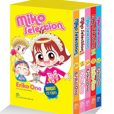 Boxset Nhóc Miko! Cô Bé Nhí Nhảnh - Miko Selection (Bộ 5 Tập) - Tặng kèm Postcard
