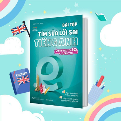 Sách - Bài Tập Tiếng Anh Ôn Thi Vào Lớp 10 Và 10 Chuyên - Combo 4 Cuốn - Megabook