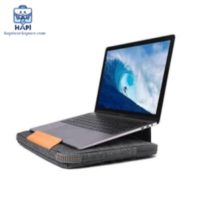Túi chống sốc hàng chính hãng WiWU Smart Stand Sleeve Wi-SSS 15.4 inch tích hợp giá đỡ tản nhiệt gấp gọn - siêu tiện lợi