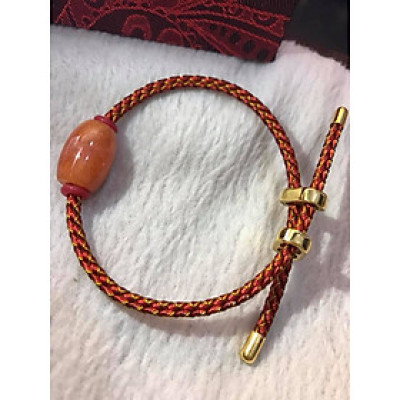 VÒNG NỮ KIỂU LU THỐNG CAM ĐỎ DÂY ĐỎ MAY MẮN CỰC KỲ XINH XẮN NỮ MỆNH HỎA MỆNH THỔ VÒNG FREESIZE NỮ ĐEO ĐƯỢC HẾT Ạ