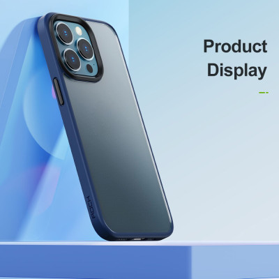 Ốp lưng chống sốc viền cao su cho iPhone 13 (6.1 inch) thiết kế mặt lưng trong suốt Hiệu Rock hybrid Protective Case (độ đàn hồi cao, bảo vệ toàn diện, tản nhiệt tốt) - hàng nhập khẩu