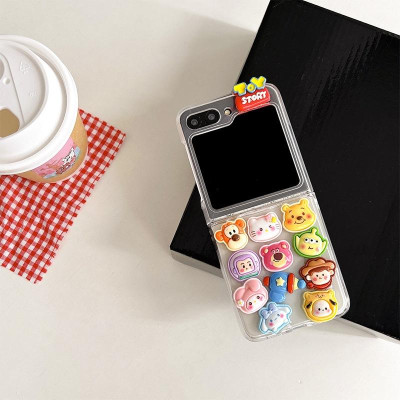 Ốp Lưng Nhựa Cứng Đính Charm TOY STORY Cho Samsung Z FLIP 6 / Z FLIP 5 / Z FOLD 6 / Z FOLD 5 - BUM STORE GALAXY CASE