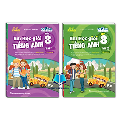 Sách - Combo 2 cuốn GLOBAL SUCCESS  Em học giỏi tiếng Anh lớp 8
