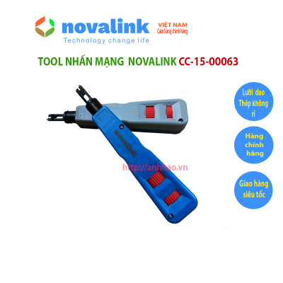 Tool nhấn mạng Novalink CC-15-00063 cao cấp - Hàng chính hãng, đủ thuế VAT, COCQ