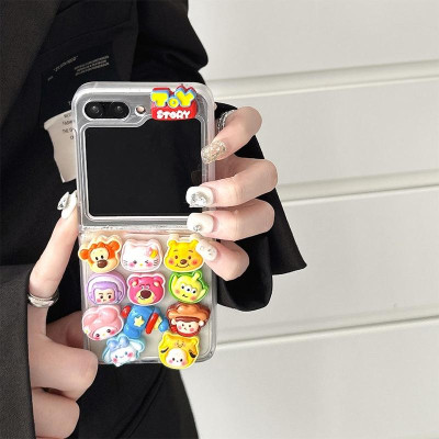 Ốp Lưng Nhựa Cứng Đính Charm TOY STORY Cho Samsung Z FLIP 6 / Z FLIP 5 / Z FOLD 6 / Z FOLD 5 - BUM STORE GALAXY CASE