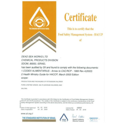 2kg- Muối máy rửa chén bát ISRAEL, muối làm mềm nước