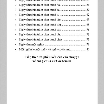 Nghìn lẻ một ngày - Công chúa xứ Cachemire (Tái bản 2025)