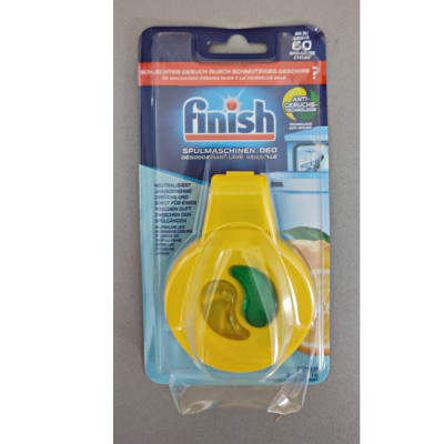 Treo khử mùi hôi trong máy rửa bát Finish, Hương chanh - Chính hãng.