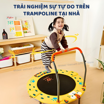 Trampoline cho bé gấp gọn nhà nhún Mideer Kids Trampoline