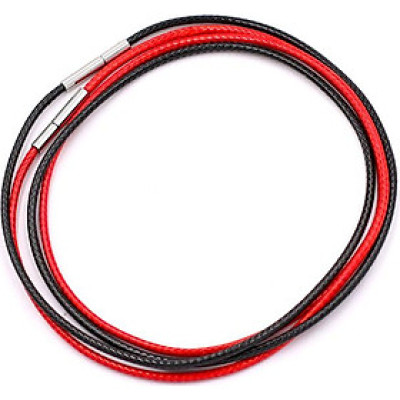 Combo 2 sợi dây vòng cổ cao su - đen + đỏ DCSEO1