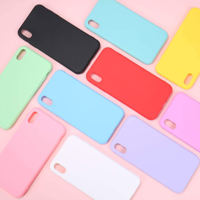 Ốp lưng silicon case chống sốc cho iPhone XS Max chống bám bẩn siêu mỏng mịn hiệu HOTCASE vật liệu cao cấp, dễ lau chùi - hàng nhập khẩu