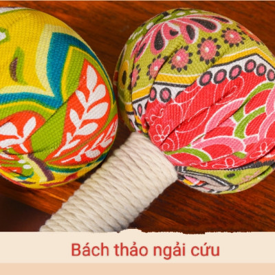 Búa gõ Ngải Cứu Massage đấm Lưng Vai Chăm Sóc Sức Khỏe. Cây đấm lưng ngải cứu trung hoa