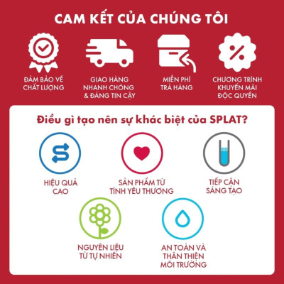 Combo 6 Tuýp Nhỏ Dùng Thử SPLAT Professional Series Chăm Sóc Răng Toàn Diện, Làm Trắng Răng 20ml x 6 Tuýp