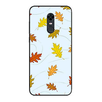 Ốp Lưng in cho Xiaomi Redmi 5 Plus Mẫu Lá Mùa Thu - Hàng Chính Hãng