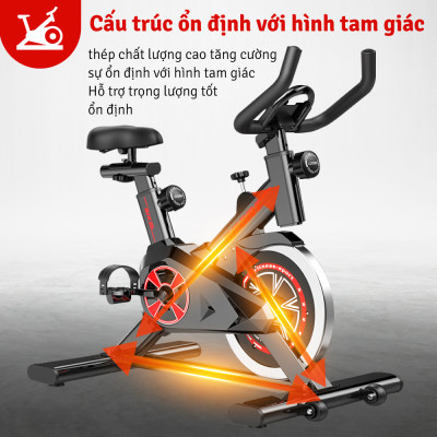Xe đạp tập thể dục, Xe đạp thể thao,Xe đạp thể dục trong nhà giảm mỡ, săn chắc cơ thể, S500 - S303 - Elite 03 có đồ hồ hiển thị quãng đường, calo tiêu thụ, (hàng nhập khẩu)