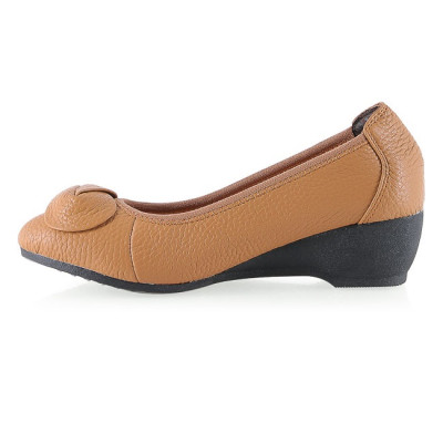 Giày nữ da bò 3 phân Huy Hoàng màu da, đen, nâu HT7938-39-40