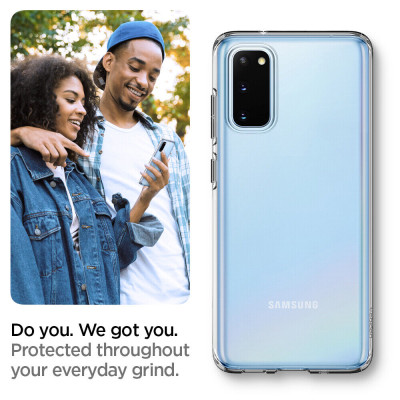 Ốp lưng chống sốc trong suốt cho Samsung Galaxy S20 FE hiệu Likgus Crashproof giúp chống chịu mọi va đập - hàng nhập khẩu