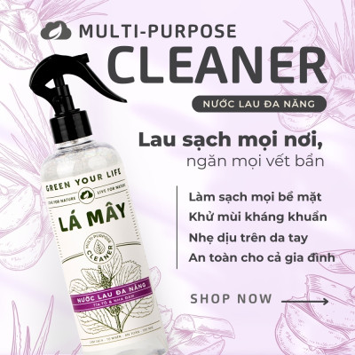 NƯỚC LAU ĐA NĂNG TÍA TÔ & NHA ĐAM LÁ MÂY 200 mL