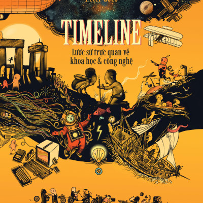 Sách - Timeline - Lược Sử Trực Quan Về Khoa Học Và Công Nghệ - Bìa Cứng - Tặng Kèm Móc Khóa