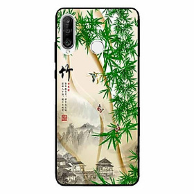Ốp lưng in cho Huawei P30 Lite Tranh Làng Tre