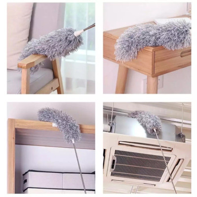 Chổi quét bụi trần nhà đa năng dài 2M8 , lông chổi mềm mịn giúp hút ,cuốn giữ bụi bẩn, đầu chổi có thể gập 90 độ hoặc vặn xoắn ,cán chổi bằng inox có thể kéo rút giúp việc lau gần , lau xa thật đơn giản và tiện lợi , làm sạch mọi vết bẩn cứng đầu