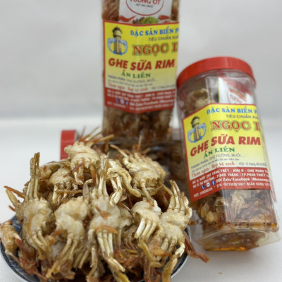 Đặc sản Phan Thiết - Ghẹ Sữa Rim Gói (Hộp) 100 Gram Đã Chế Biến Ăn Liền Ngon Ơi Là Ngon Của. Hạn Sử Dụng 12 Tháng Kể Từ Ngày Đặt Hàng - OCOP 4 Sao