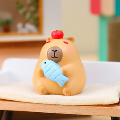 Mô Hình CapyBara Nâu Ngôi WC Blindbox Bộ 8 203 Trang Trí Xe Hơi Nhà Cửa Decord Quà Tặng_ hàng chính hãng