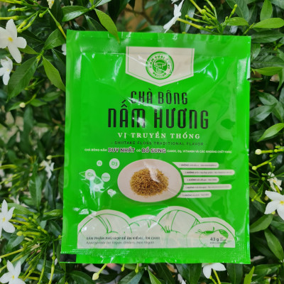 Chà Bông Nấm Chay Vị Truyền Thống 43gr Nấm Tươi Cười