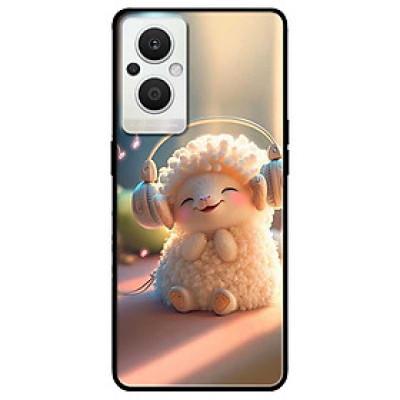 Ốp lưng cho Oppo Reno 2Z, 2F - 6z - 7z 5G - 8z 5G - A96 5G - 8T 4G - 8T 5G - Cừu Cười - Hàng Chính Hãng