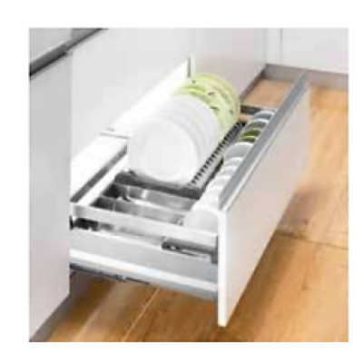 GIÁ BÁT ĐĨA INOX ĐÁY ĐẶC GẮN CÁNH EURONOX EU1.B80M - HÀNG CHÍNH HÃNG