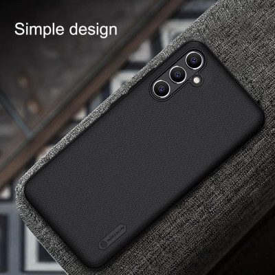 Ốp Lưng Sần chống sốc cho Samsung Galaxy A24 hiệu Nillkin Super Frosted Shield  - hàng chính hãng