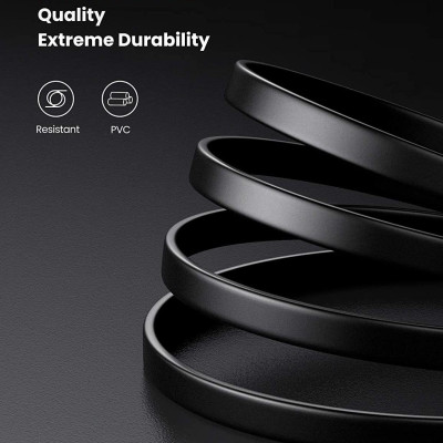 Ugreen UG10980NW134TK 1M CAT8 U-FTP 2000Mhz 30AWG cáp mạng màu đen - HÀNG CHÍNH HÃNG