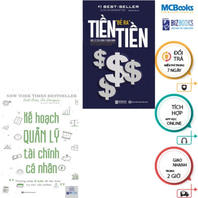 Sách - Kế Hoạch Quản Lý Tài Chính Cá Nhân + Tiền Đẻ Ra Tiền -  Combo 2 Cuốn - MCBooks