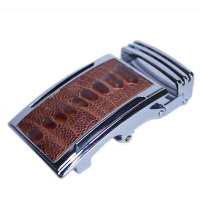 HP9411 - Đầu khóa da đà điểu Huy Hoàng 4 phân đầu trắng màu vàng bò