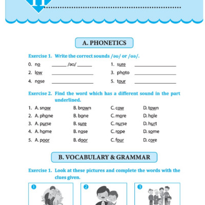 Sách - Combo GLOBAL SUCCESS - Vở bài tập tiếng anh lớp 3 tập 1 + 2 (có đáp án)