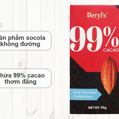  Socola đắng không đường Beryl