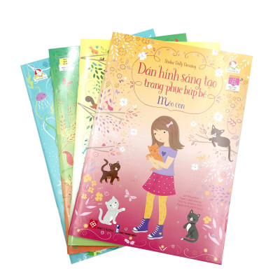 Bộ Sticker Dolly Dressing - Dán Hình Sáng Tạo Trang Phục Búp Bê - Bộ 1 (Bộ 4 Tập)