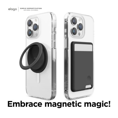 Ốp Lưng Sạc Từ Tính Cho iPhone 15 ProMax/ iPhone 15 Pro ELAGO Mag Hybrid Case_ Hàng chính hãng