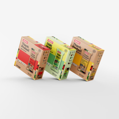 BANU - THANH ENERGY BAR - TÁO QUẾ - HỘP ( 10 THANH)