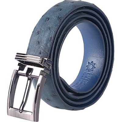 Thắt Lưng Nữ Da Đà Điểu Da Hột Huy Hoàng HT5428 - Xanh Đậm