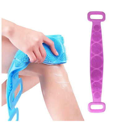Dây chà lưng , cọ lưng 2 mặt gai silicone , dùng cho nam và nữ  chà chân tiện lợi tẩy tế bào chết   rất tiện lợi