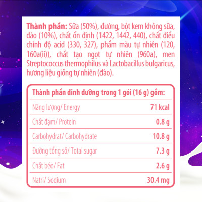 [Mua 2 tặng 1 Móc Khóa Gấu] Sữa Chua Sấy Thăng Hoa IYaua Gấu Hạt Nút Vị Đào Túi 16G